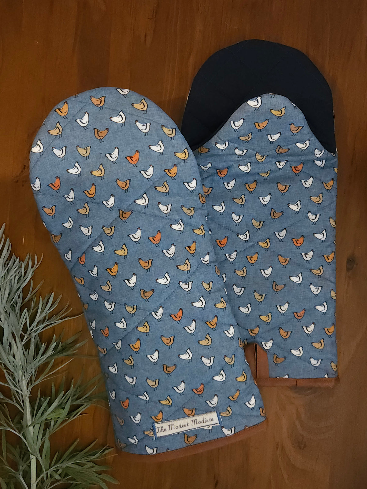 Long Oven Mitt